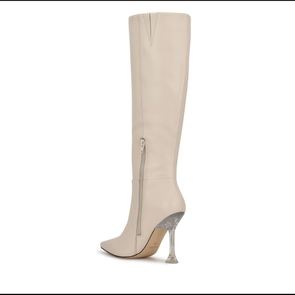 Nine West Talya women's leather knee-high boots. - Picture 6 of 8